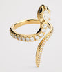 Yellow Gold and Diamond Sophia Snake Ring