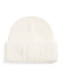 Max Mara White Cashmere Embroidered Beanie