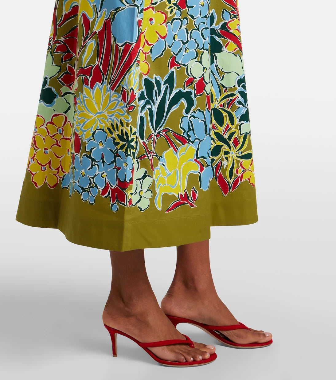 Alémais - Solstice floral cotton midi dress