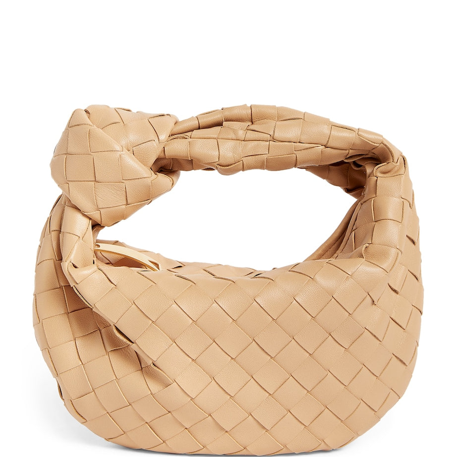 Mini Leather Jodie Bag ALMOND-GOLD