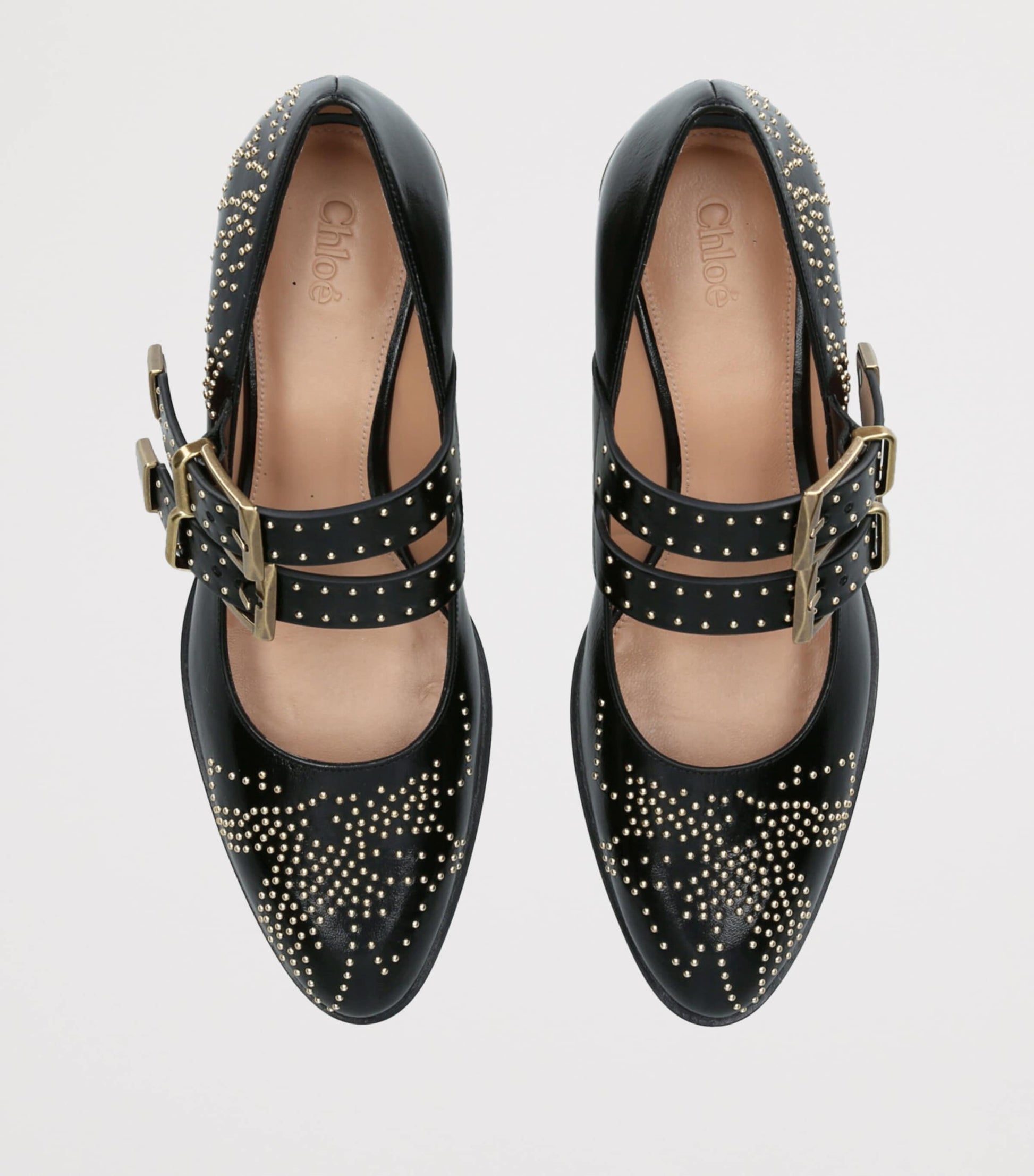 Chloé Leather Susan Mary Janes 40