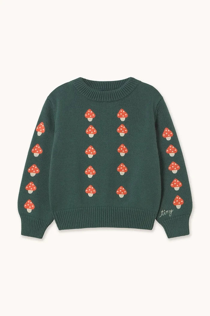 Pamuklu Çocuk Kazak MINI MUSHROOMS SWEATER