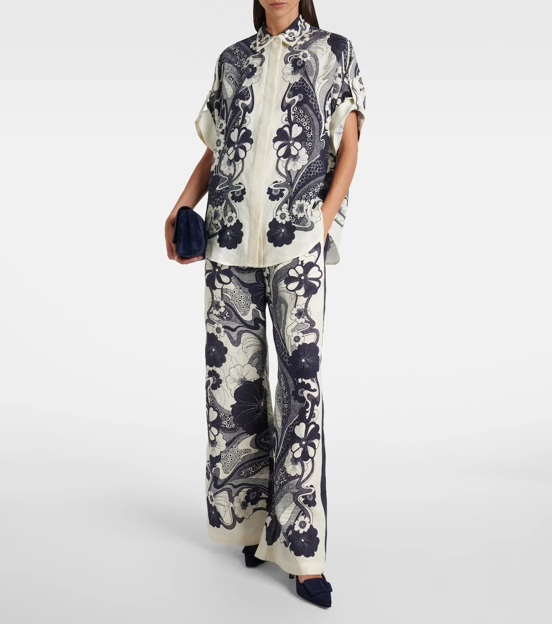 Alémais - Mickey printed linen shirt