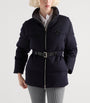 Blue Down Loden Puffer Jacket