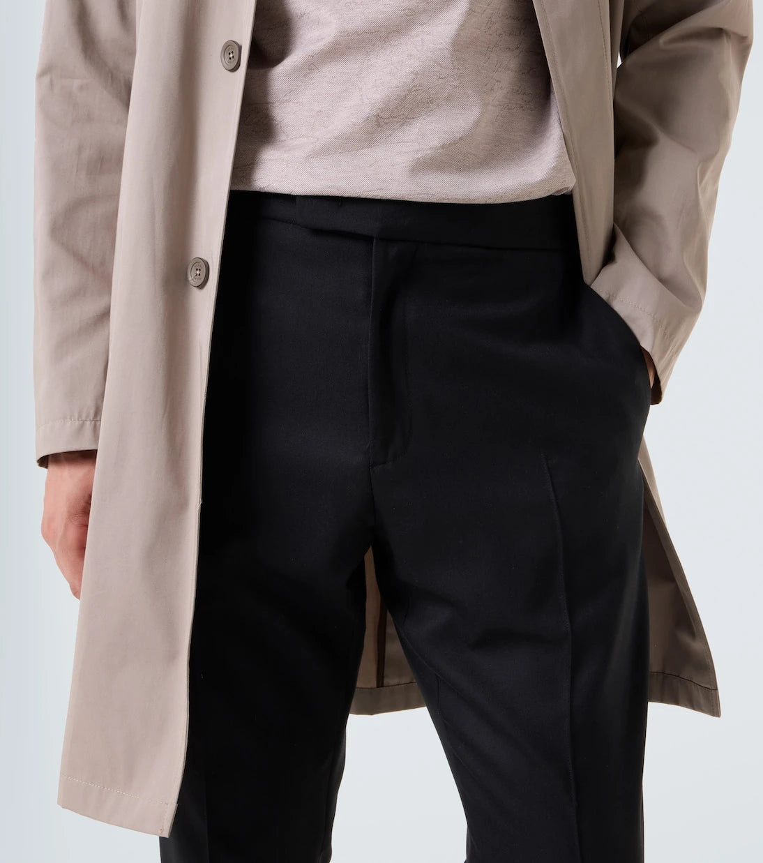 Berluti - Yün düz kesim pantolon