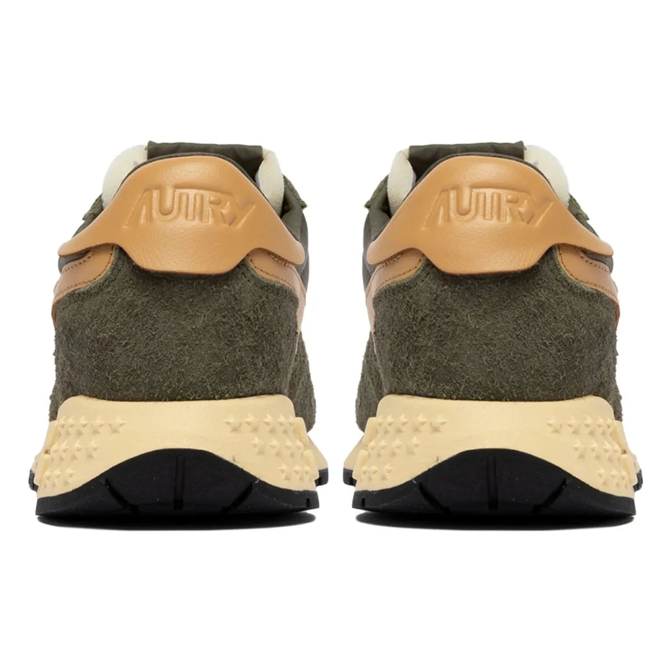 Autry - Baskets Reelwind Low Bicolore Suède | Khaki
