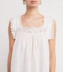 DÔEN White Organic Cotton Almadia Mini Dress