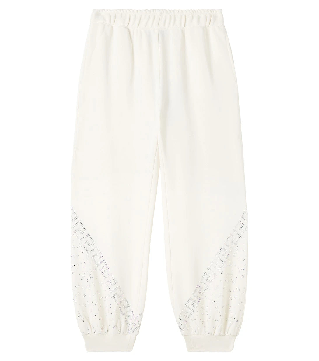 Versace Kids - Greca cotton fleece sweatpants