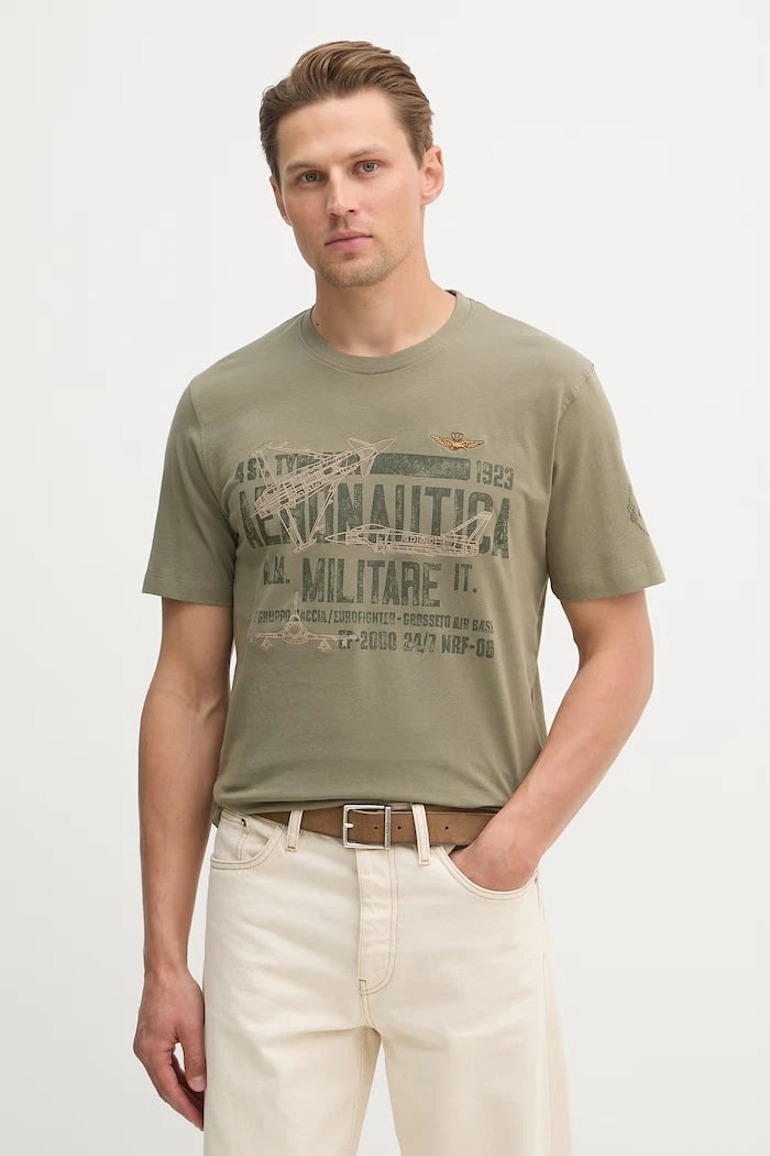 Pamuklu Tişört Aeronautica Militare