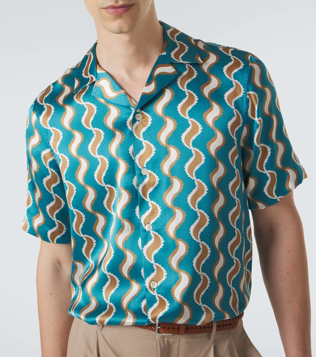 Frescobol Carioca - Roberto printed silk shirt