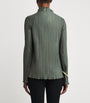 Green Plissé Abacus Top