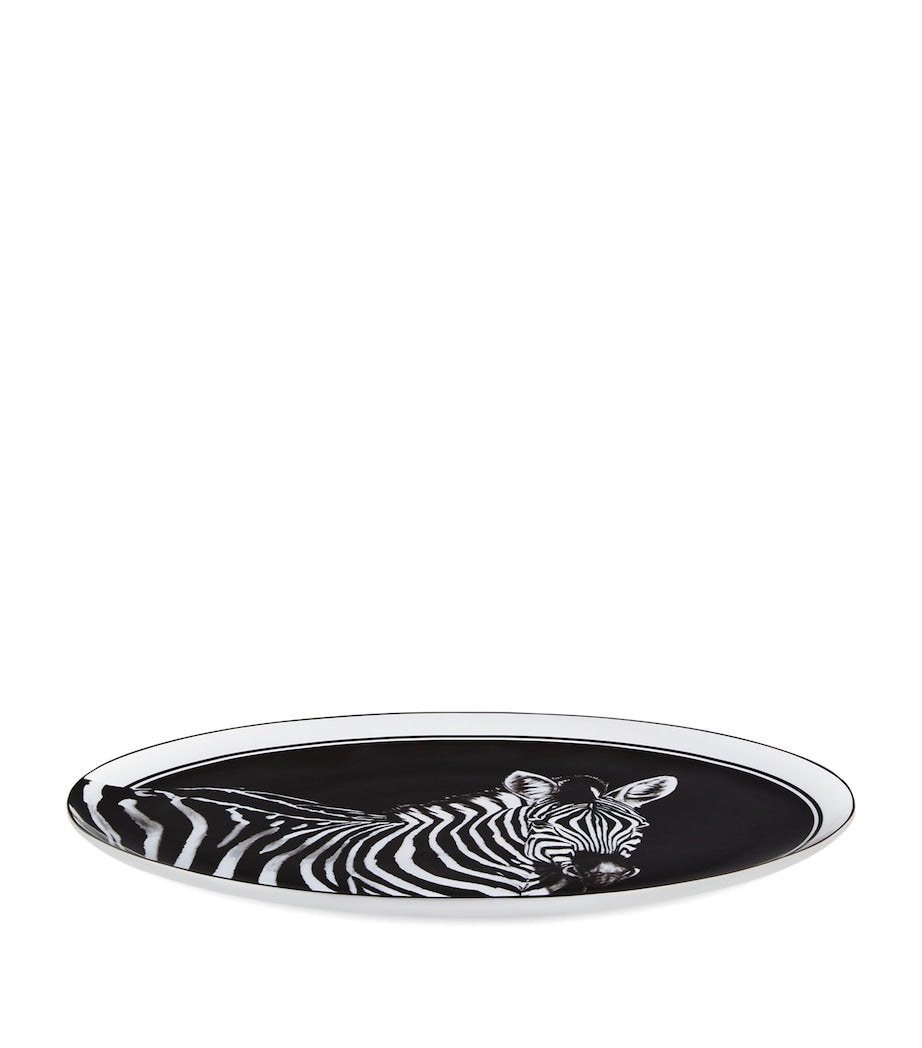 Dolce & Gabbana Casa Porcelain Zebra Serving Plate (45.5cm)