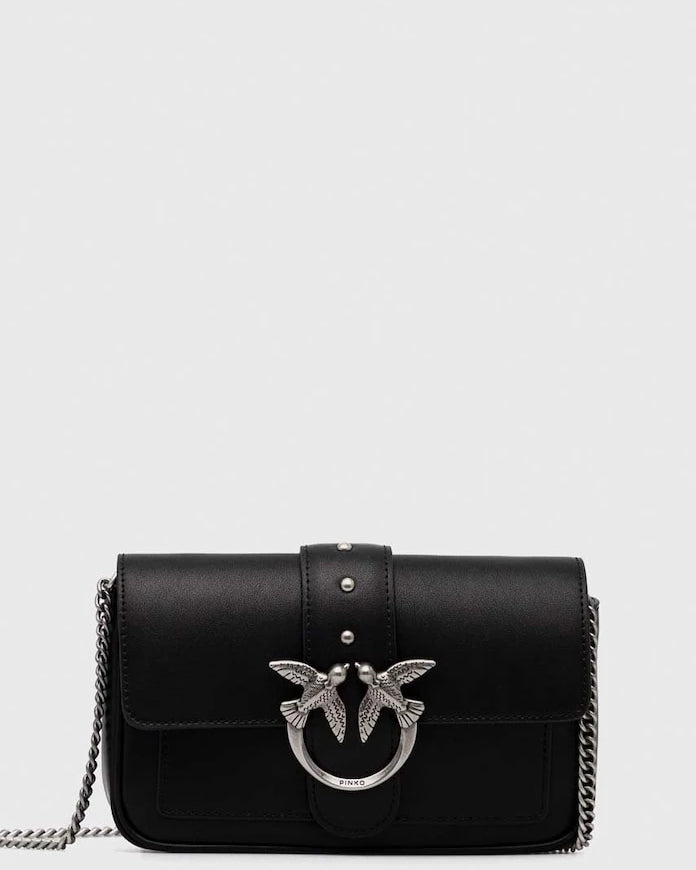 Pinko kadın deri crossbody çanta