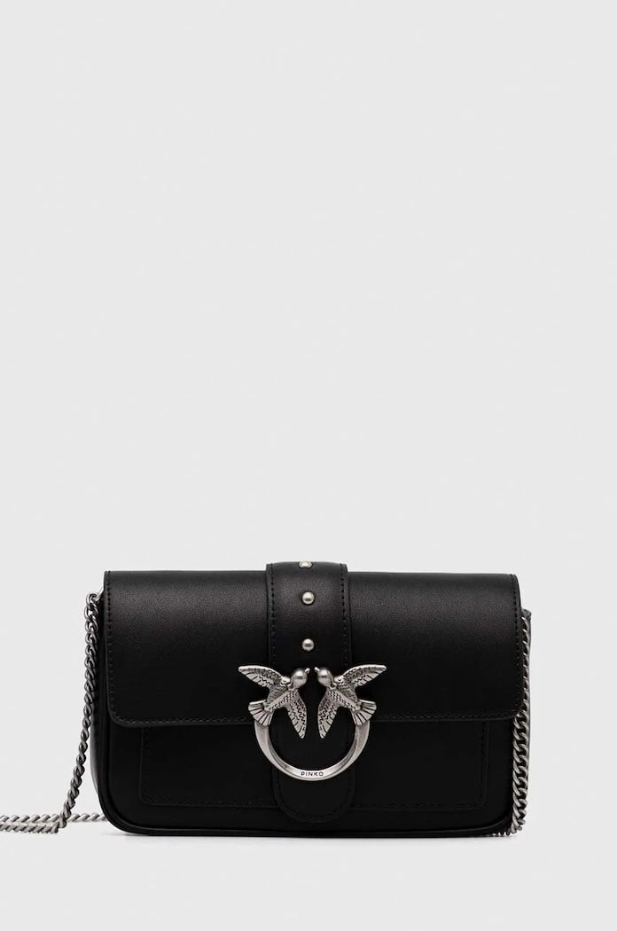 Pinko kadın deri crossbody çanta