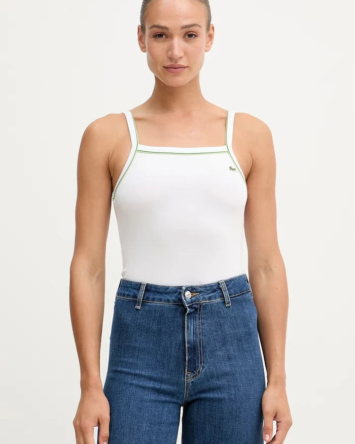 Lacoste pamuklu kadın üst