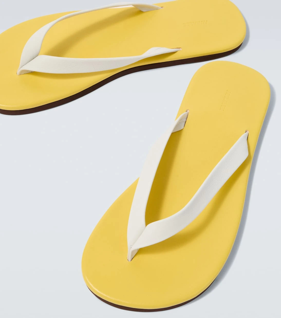 Auralee - Leather thong sandals