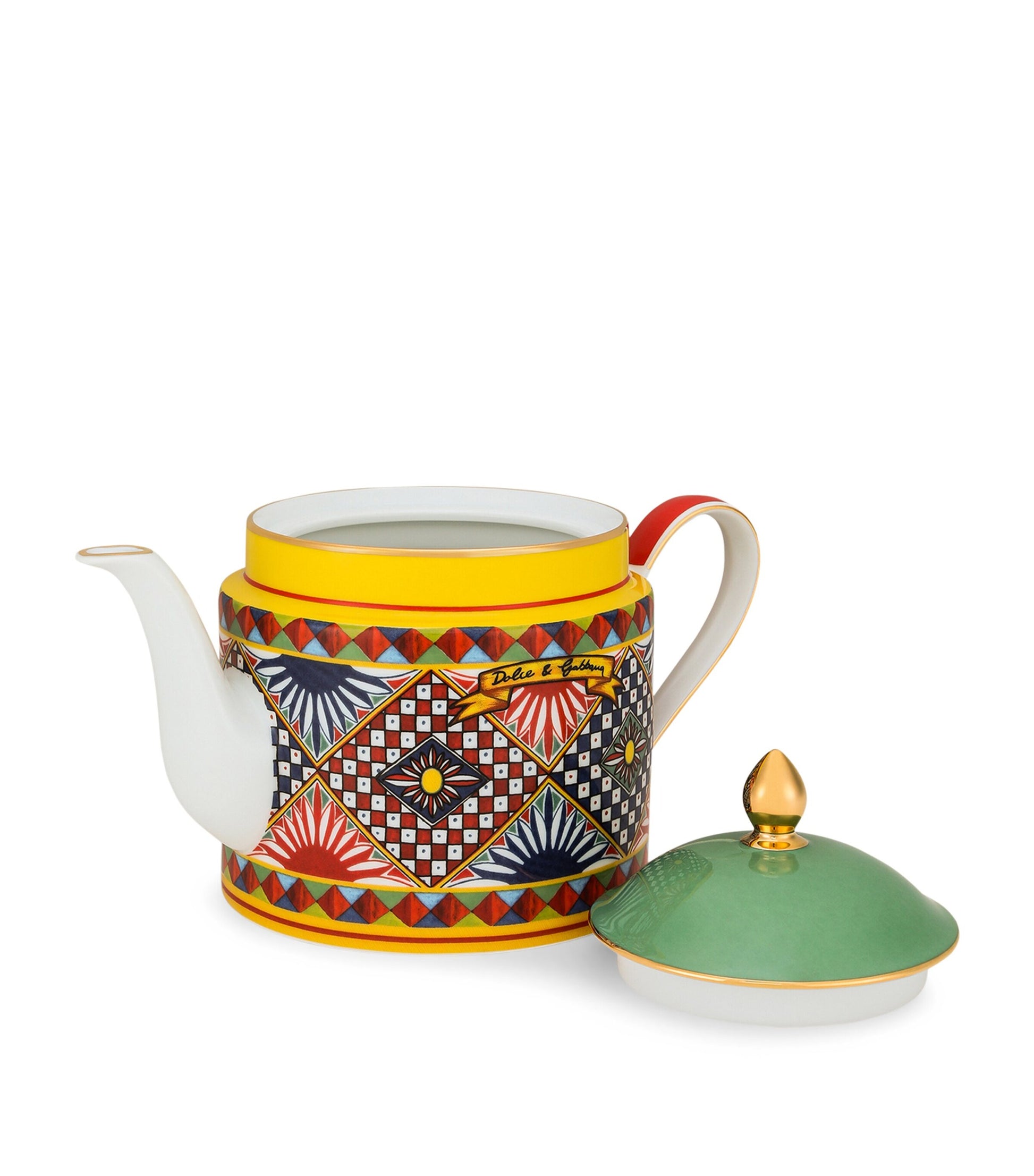 Dolce & Gabbana Casa Porcelain Carretto Teapot
