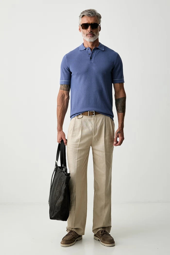 Hackett London erkek pamuklu yakalı polo tişört