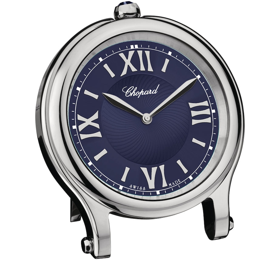 Stainless Steel Happy Sport Table Clock