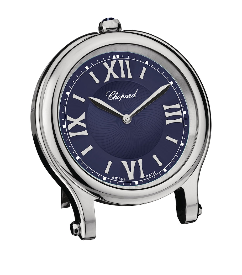 Stainless Steel Happy Sport Table Clock