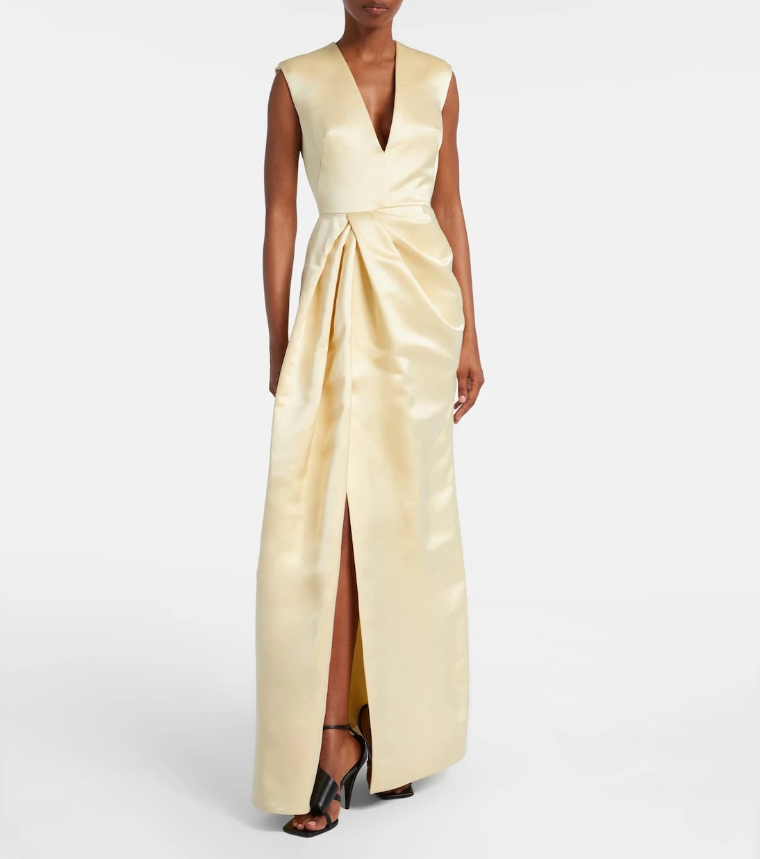 Givenchy - Draped silk satin gown