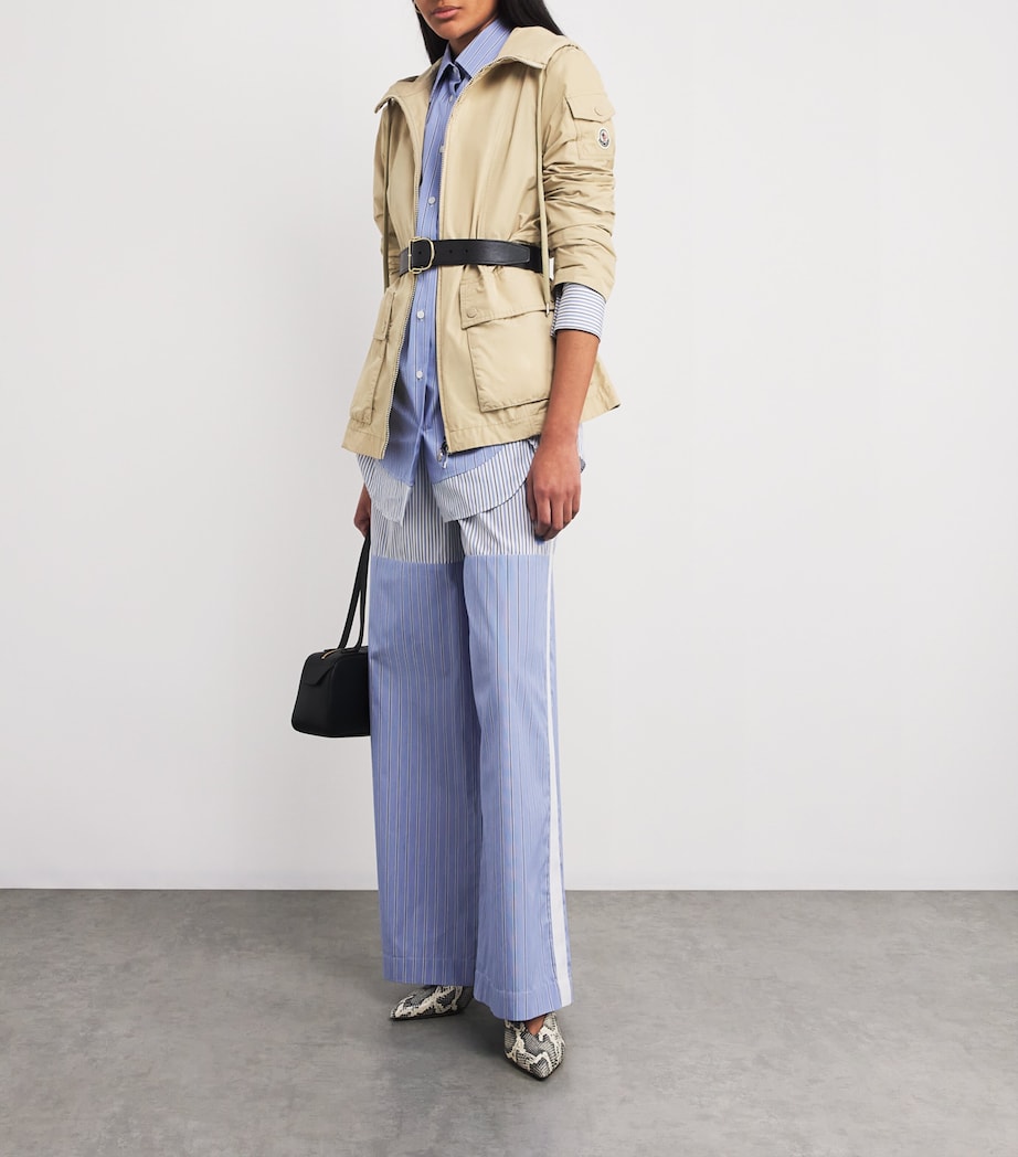 Moncler Yellow Hooded Leandro Parka Jacket