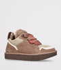 Brown Suede Lowmel Sneakers