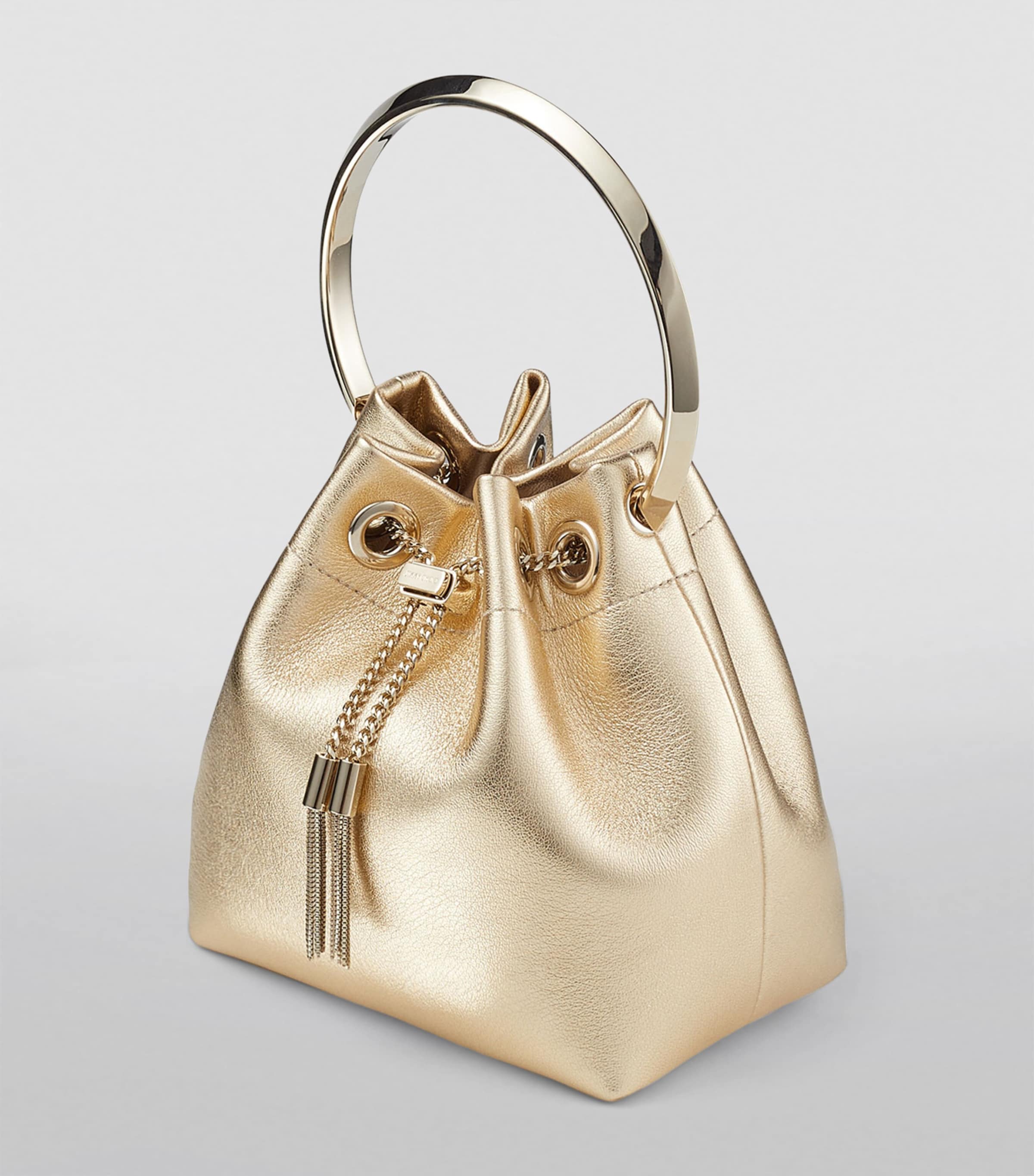 Gold Bon Bon Top-Handle Bag