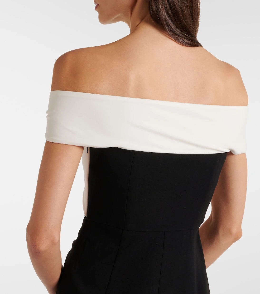 Roland Mouret - Off-shoulder cady maxi dress