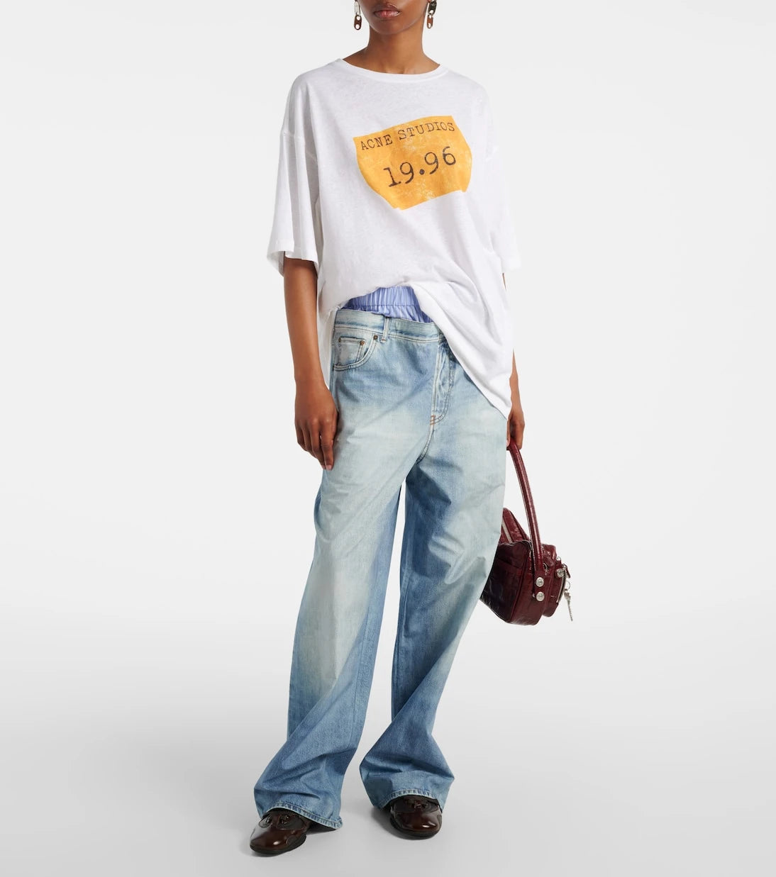 Acne Studios - Logo cotton-blend jersey T-shirt