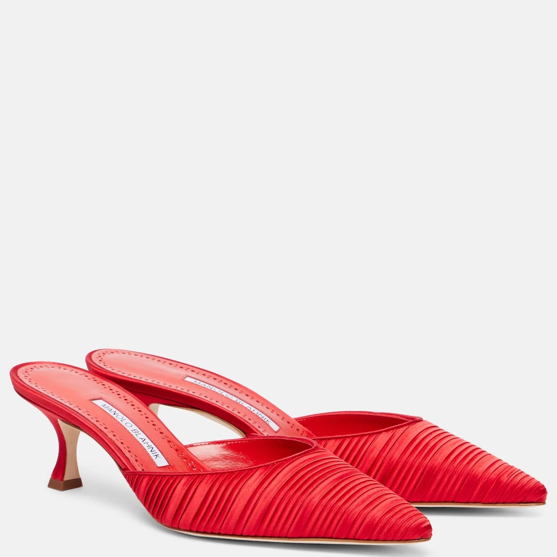 Manolo Blahnik - Carolyne 50 satin muels