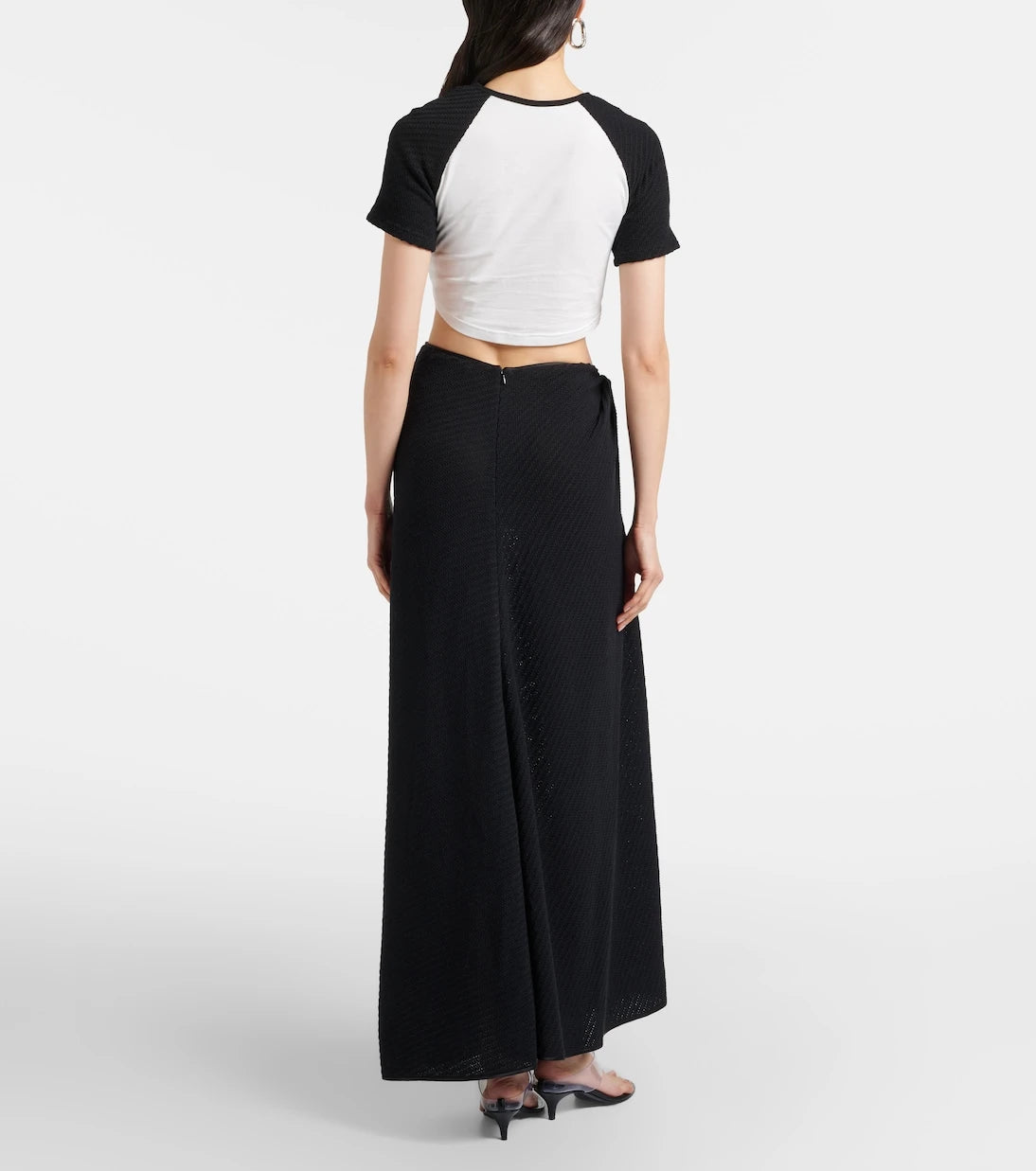 Christopher Esber - Knitted cotton-blend maxi skirt