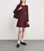 Claudie Pierlot Red Knitted Mini Dress
