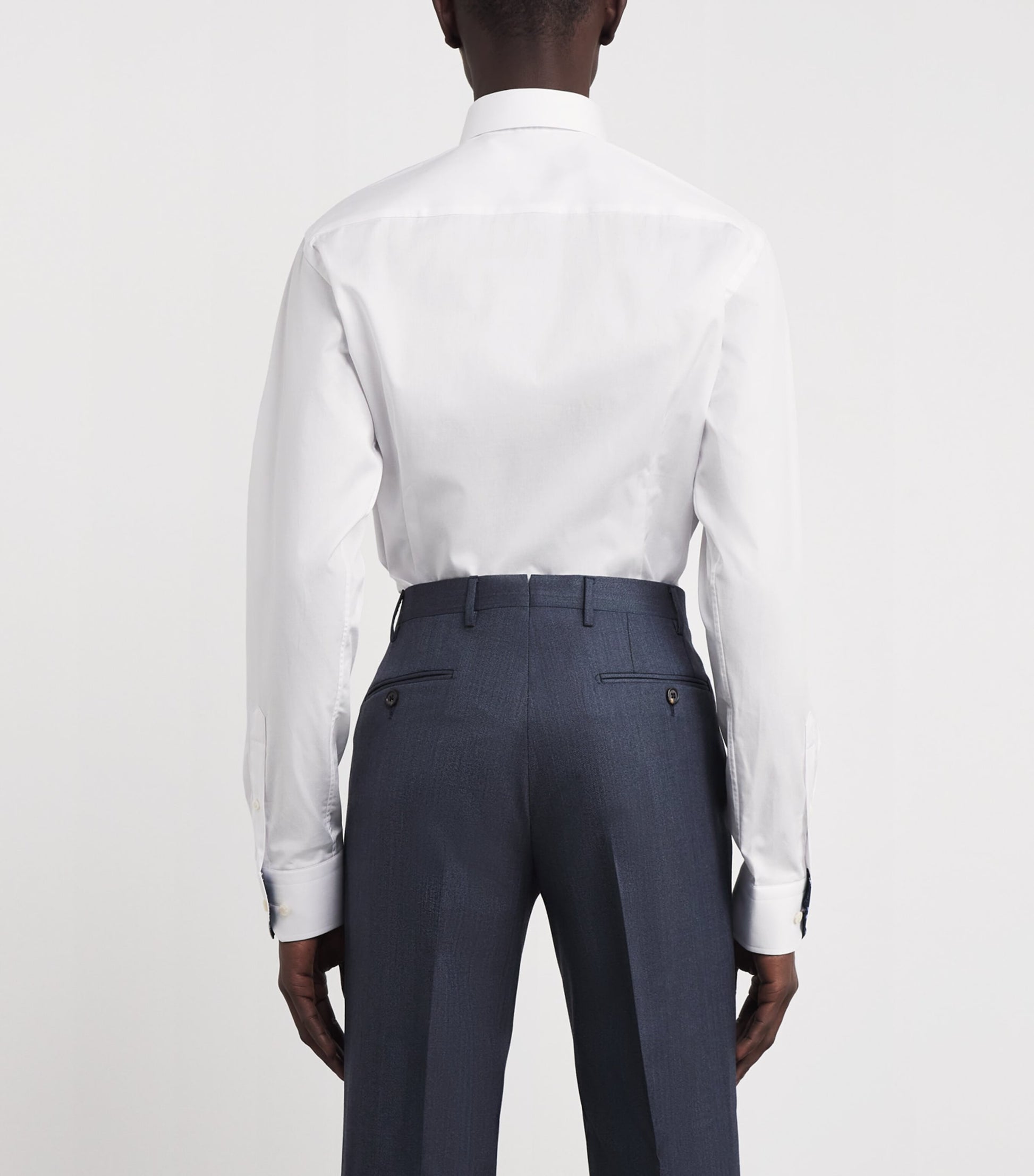 Signature Twill Floral-Trim Shirt