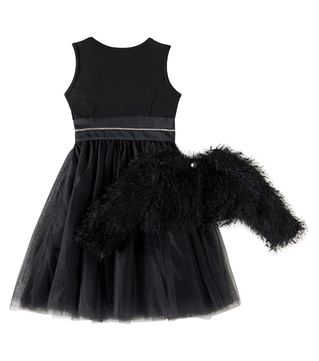 Monnalisa - Embellished tulle dress
