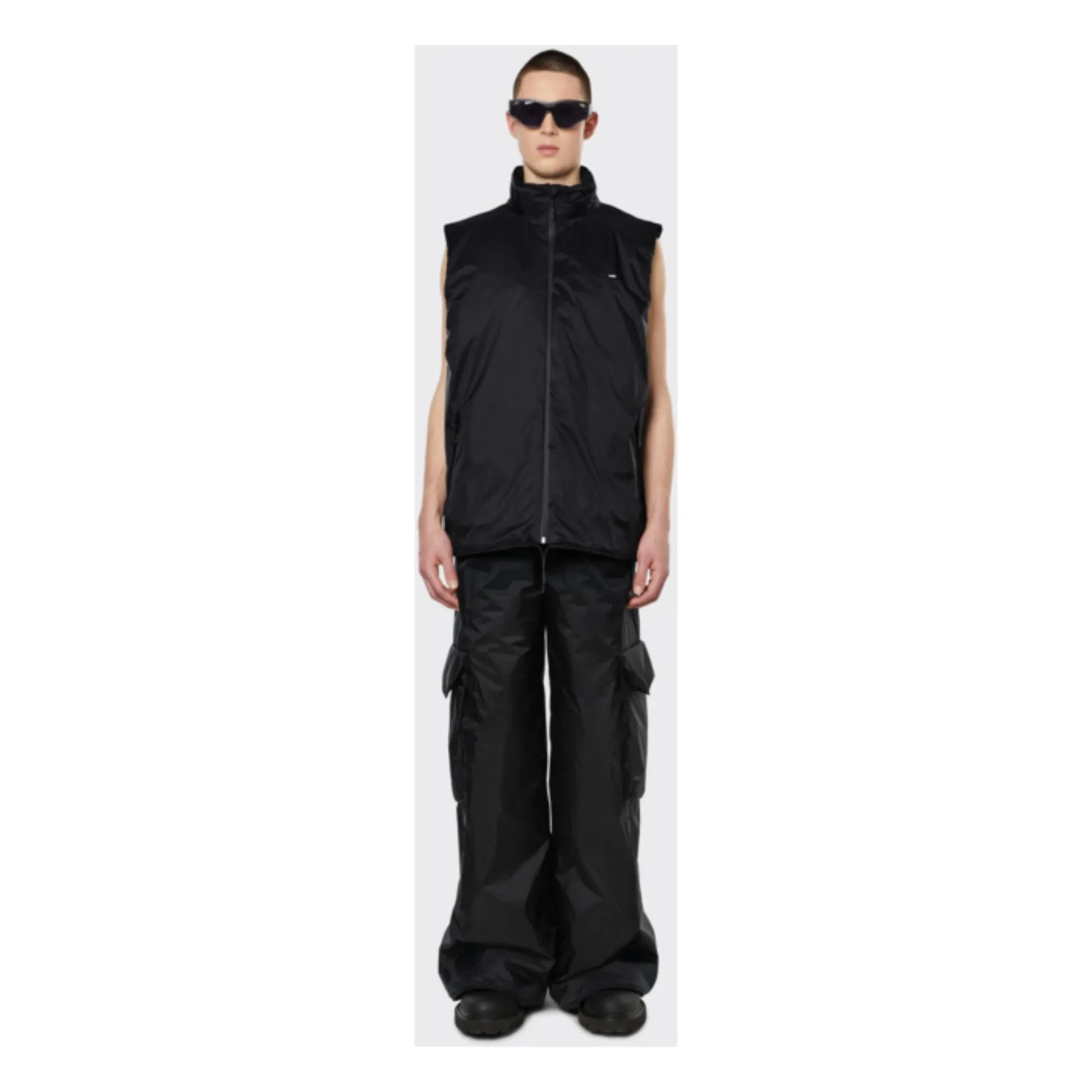 Rains - Quilted Waterproof Vest | Black
