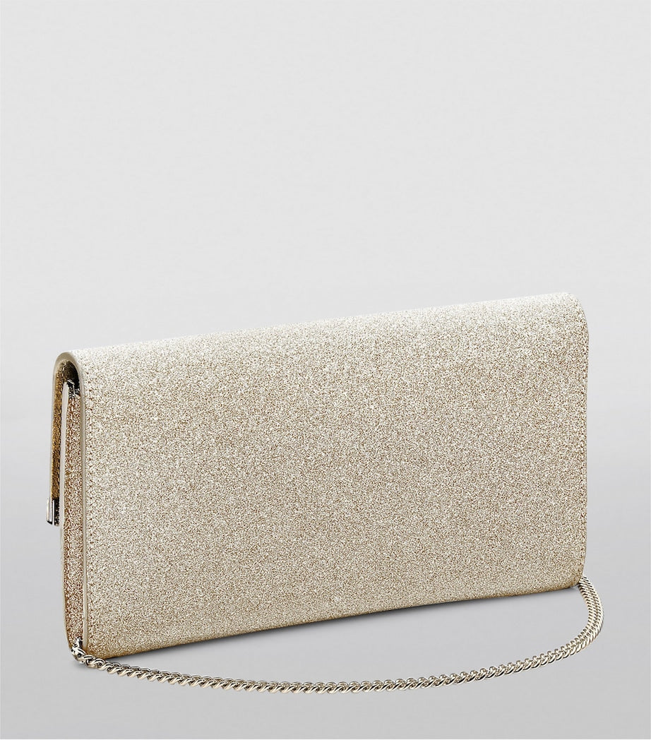 Silver Glitter Emmie Clutch Bag