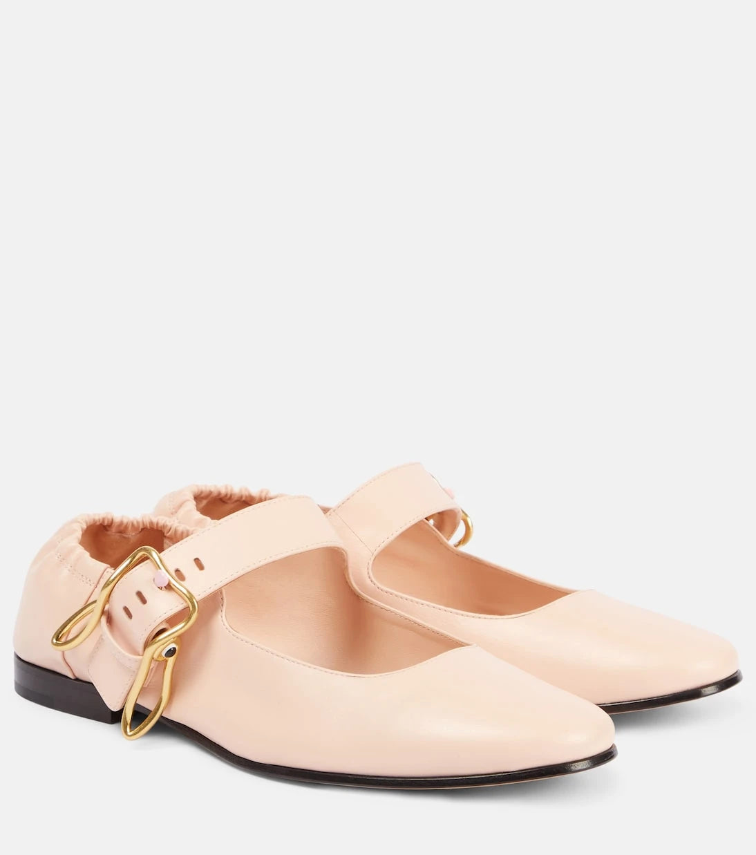 Bottega Veneta - Astaire leather Mary Jane flats