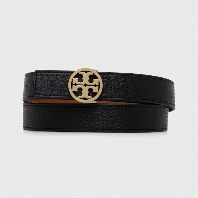 Кожен колан с две лица Tory Burch 1" Miller Reversible