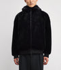 Moose Knuckles Black Reversible Roland Bunny Bomber Jacket