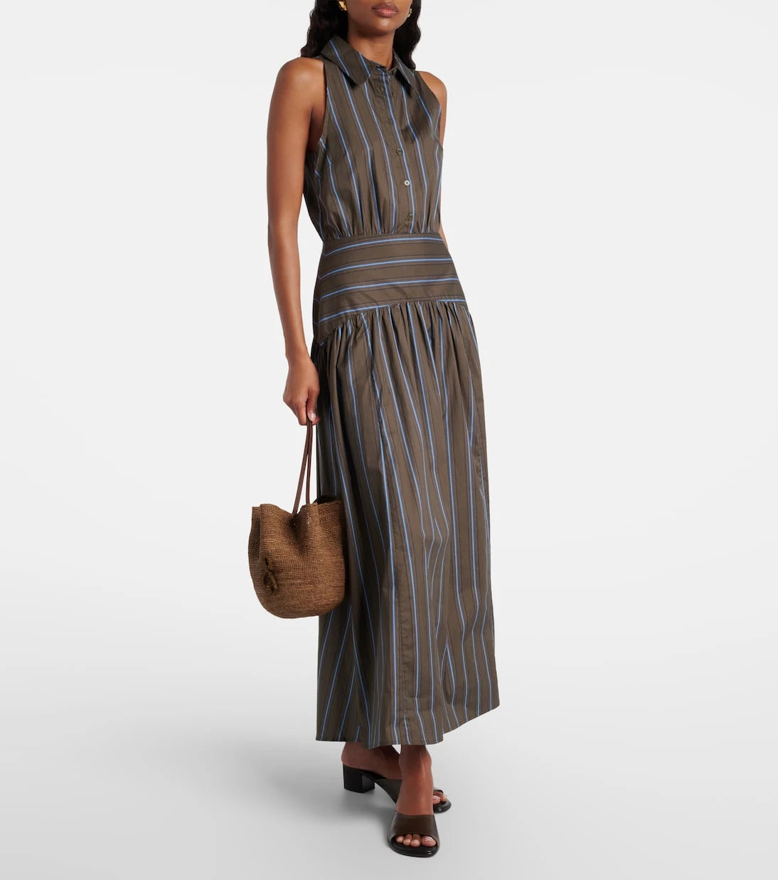 Ruslan Baginskiy - HatBag raffia shoulder bag