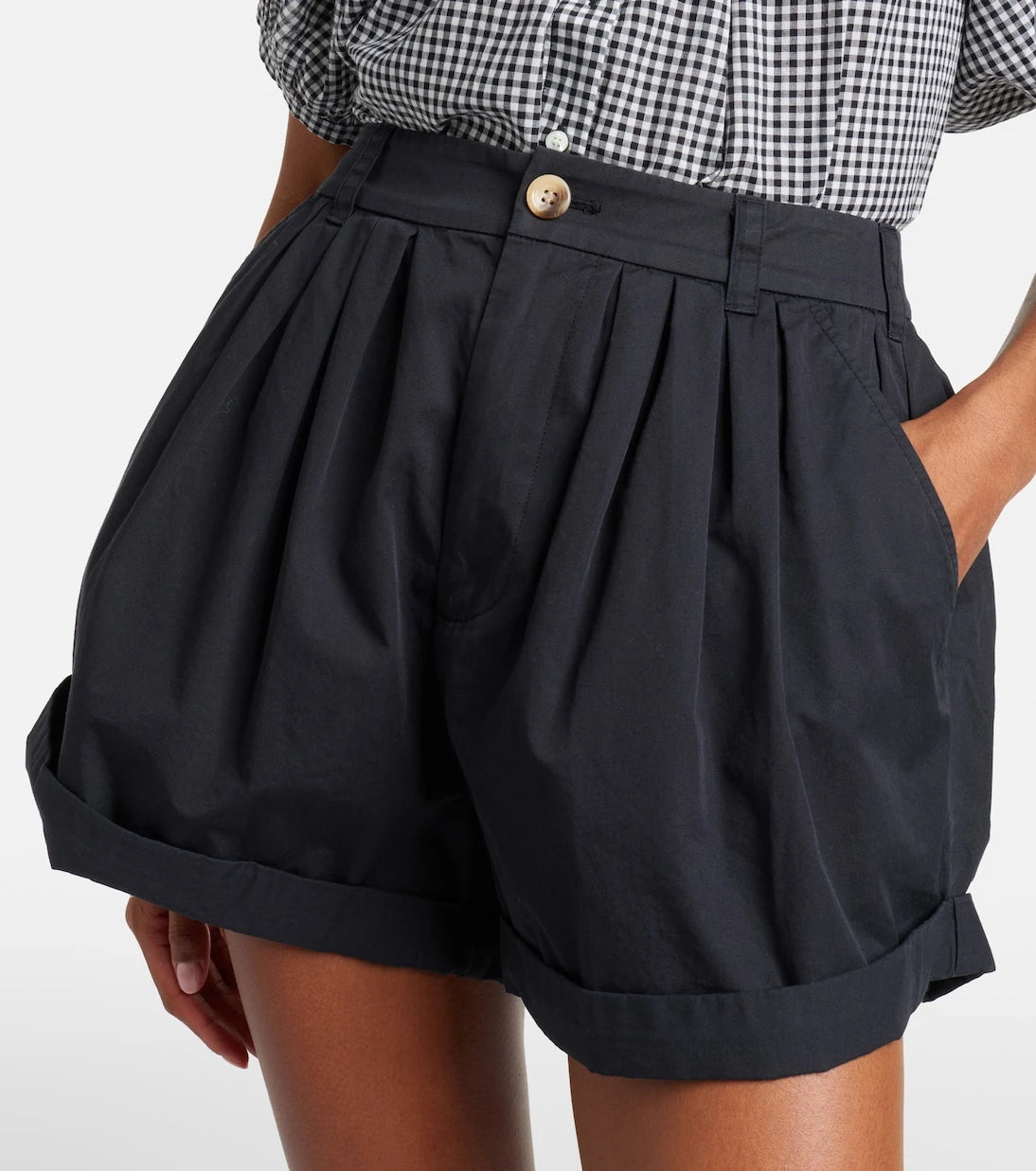 Dôen - Paige cotton shorts