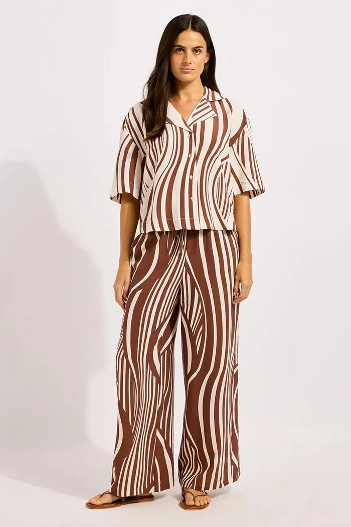 Seafolly Kadın Drawcord Wide Paça Pantolon