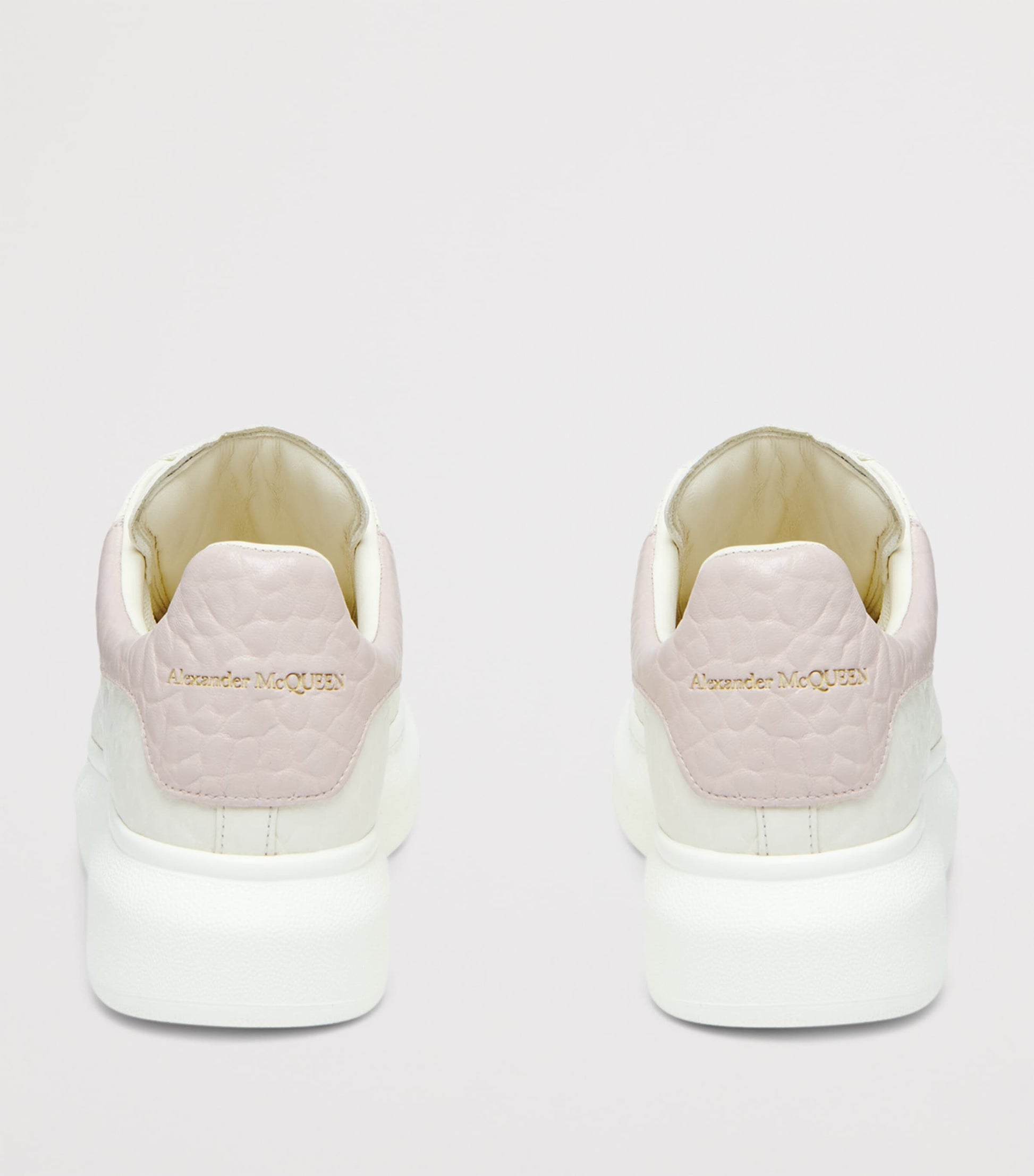 McQueen White Leather Oversized Sneakers