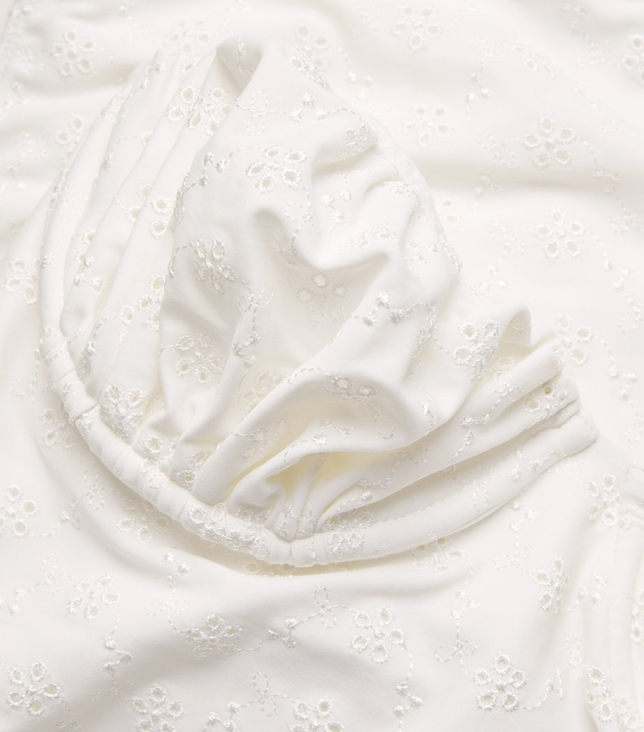 White Broderie Anglaise Frida Swimsuit