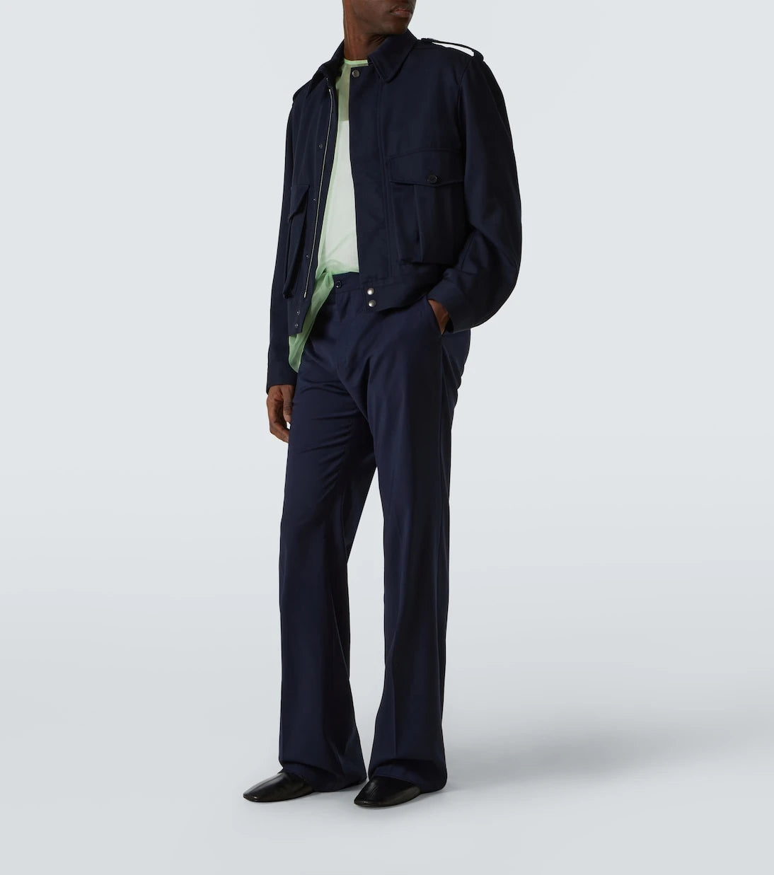 Dries Van Noten - Wool gabardine jacket