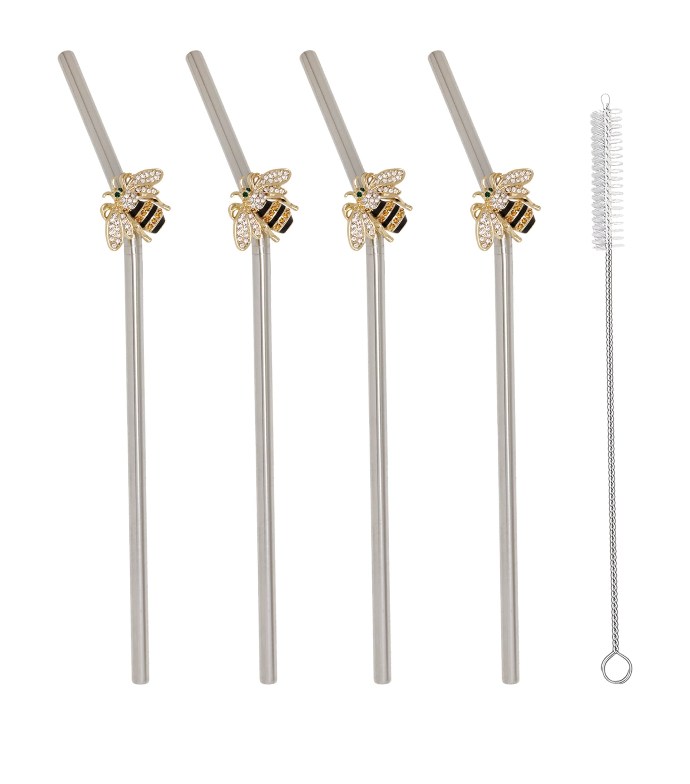 Joanna Buchanan Bee Metal Straws (Set of 4)