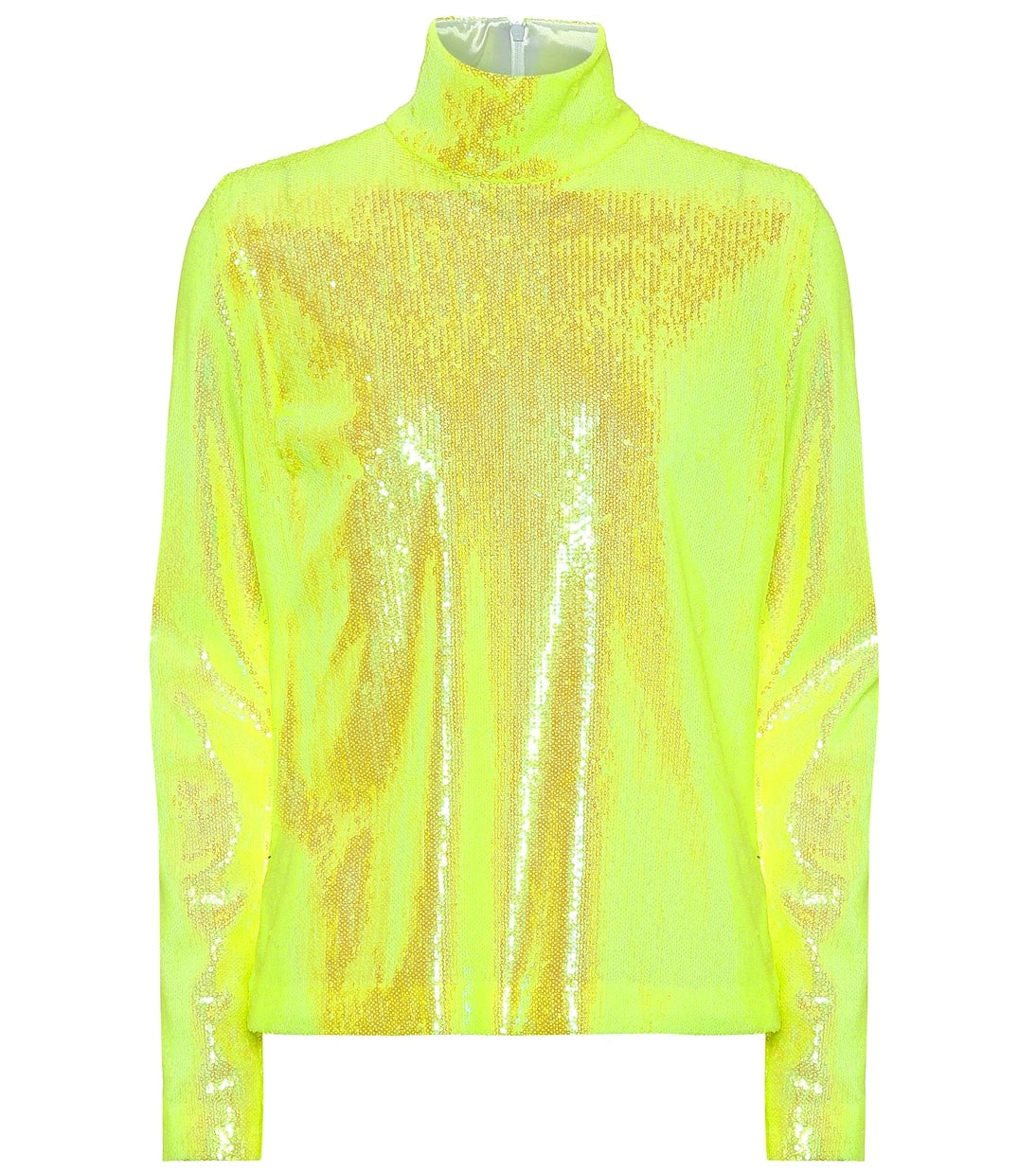 MM6 Maison Margiela - Sequined high-neck top