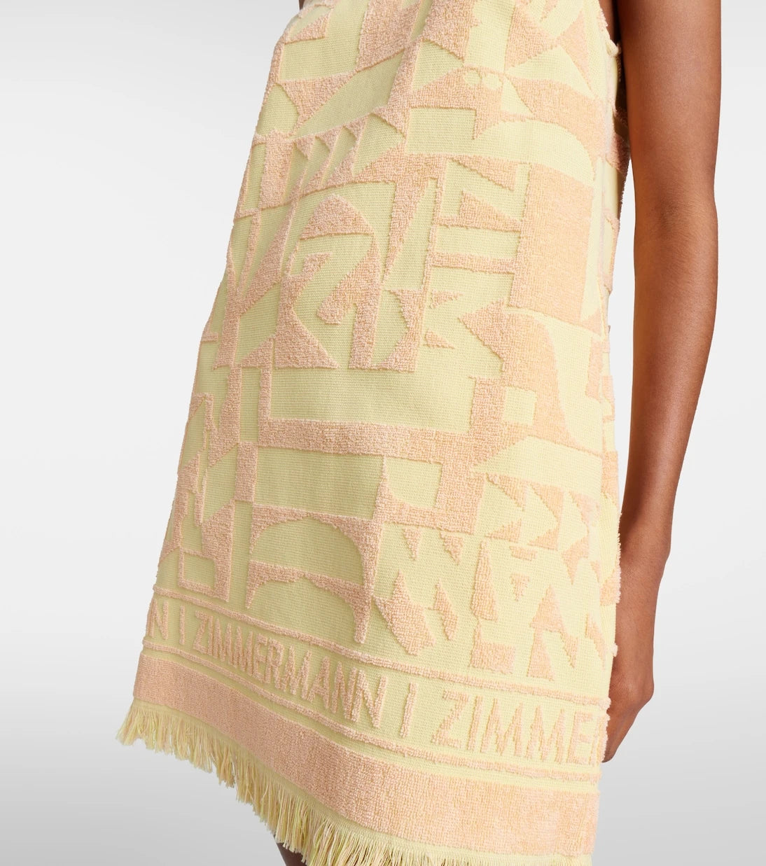 Zimmermann - Solstice Towelling cotton terry minidress