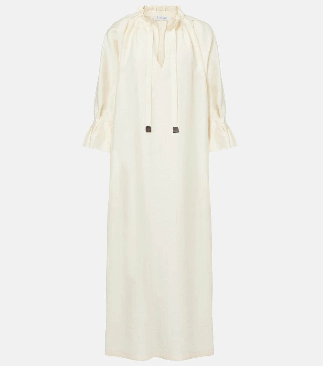 Max Mara - Jene linen and silk-blend maxi dress